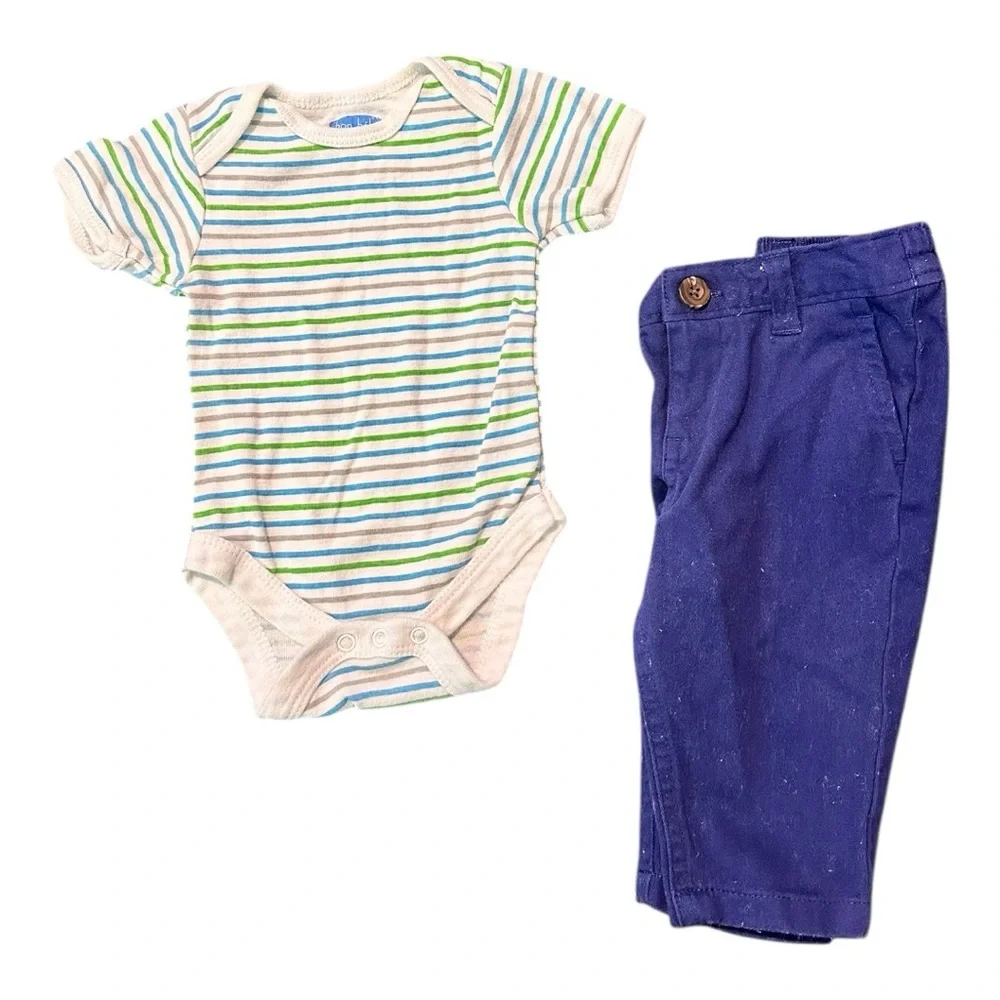 0-3 Month Baby Boy Clothing Bundle Outfits Hurley, Gerber, Rabbit + Bear & More - Picture 5 of 9